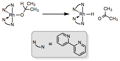 β-Elimination helps transfer the elements of dihydrogen from one organic compound to another.